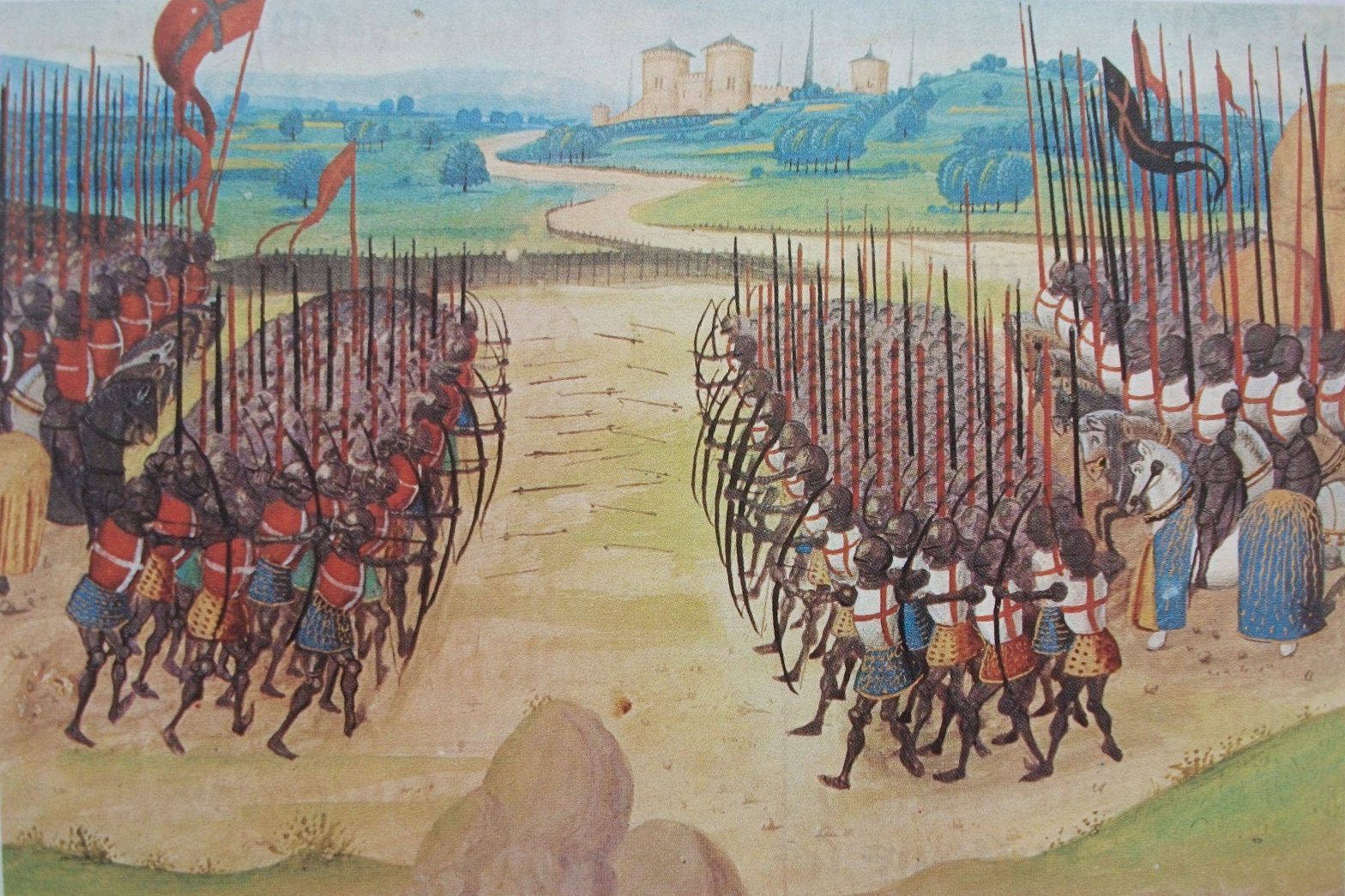 Battle of Agincourt Painting