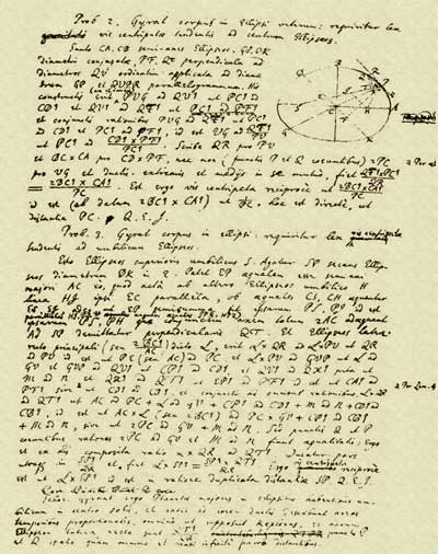 Newton's Letter to Halley