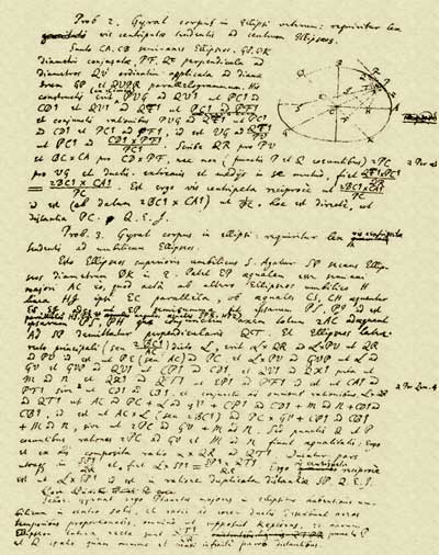 December 10: Newton’s Proof of Kepler’s Laws