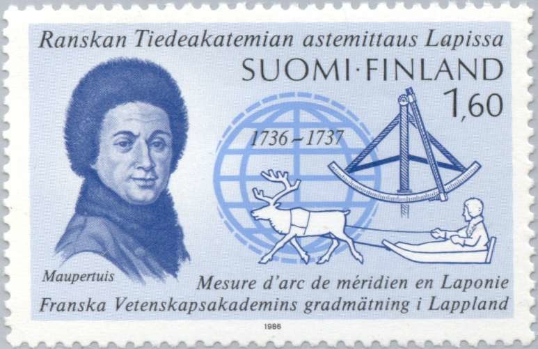 Finnish stamp commemorating expedition