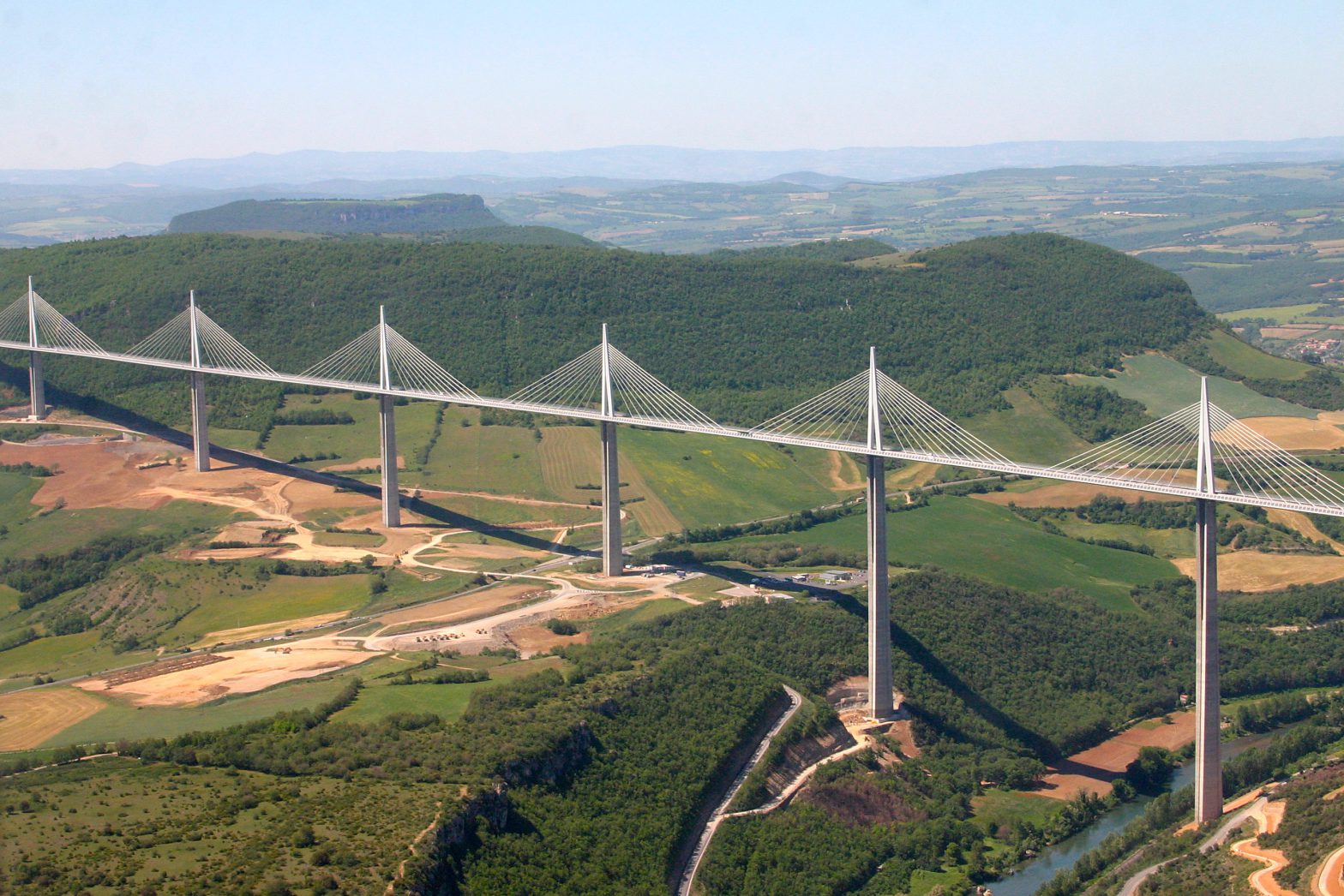 Millau Viaduct from above