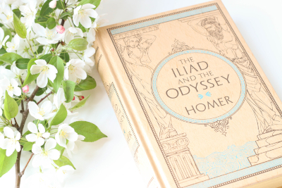 Book cover for the Iliad and the Odyssey
